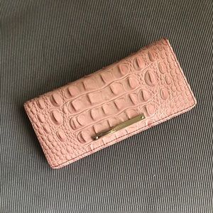BRAHMIN:  Melbourne Coll. Ady Croc-Embossed wallet